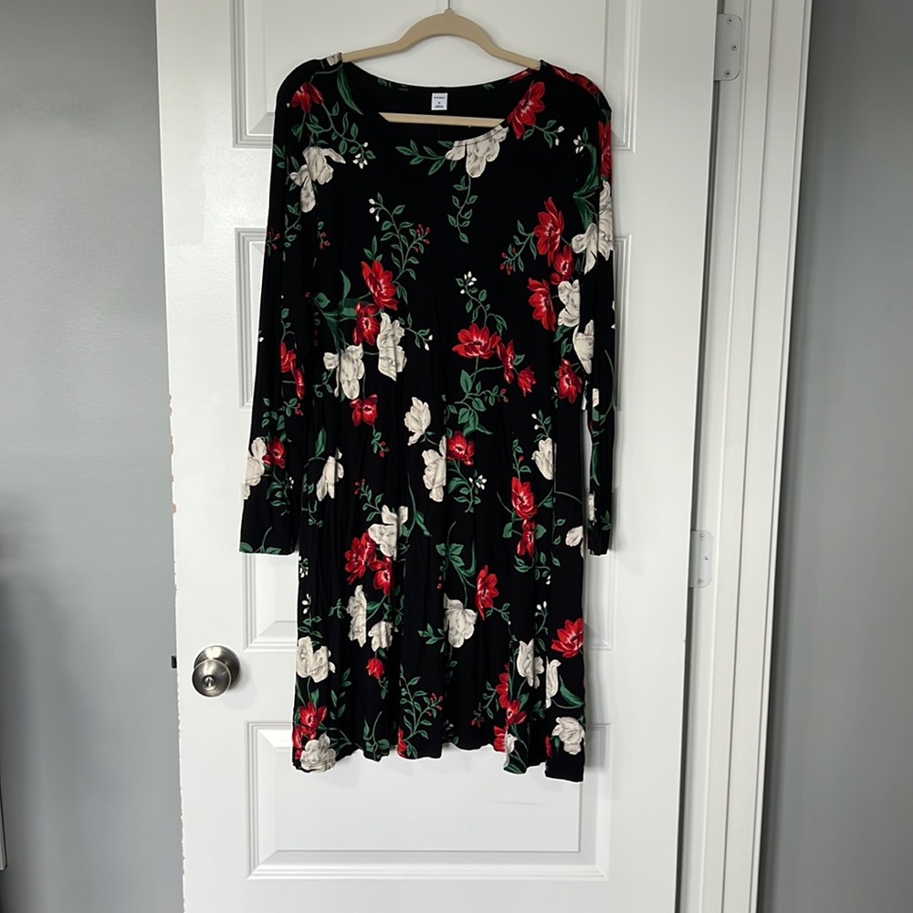 Old navy long sleeve knit dress size xl